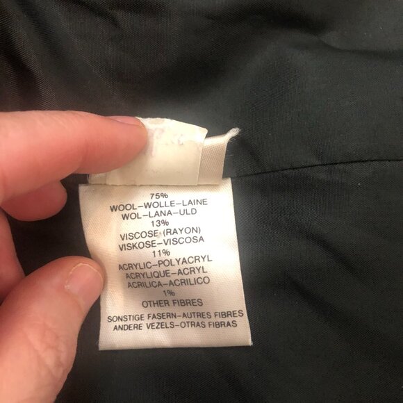 Vintage 80s Jaeger Cobalt Blue Textured Slub-Weave Blazer - Picture 8 of 9